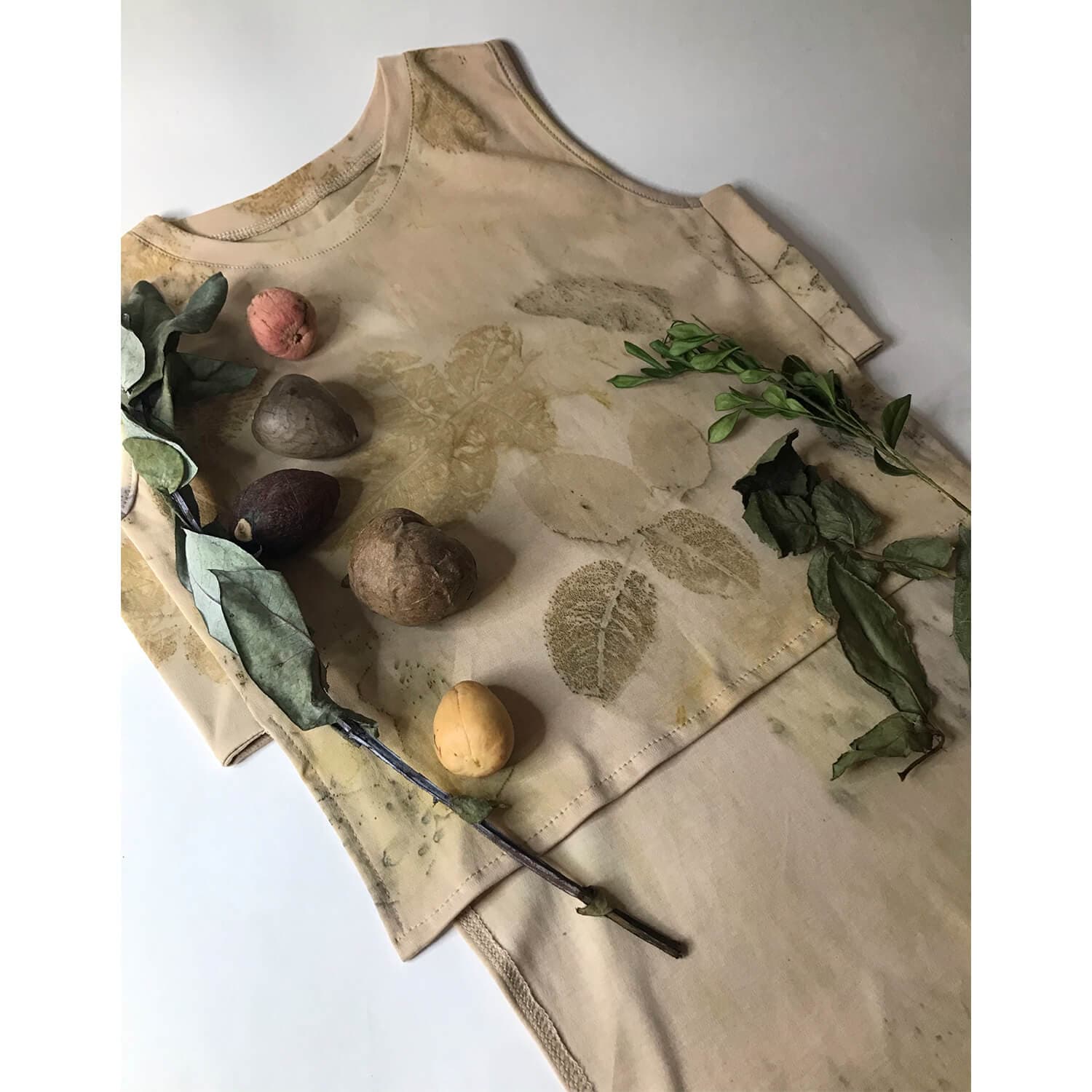 Brown Blouse Naturally-dyed
