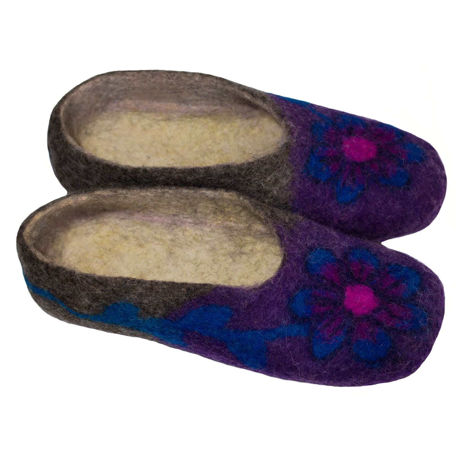 Felt Flower Slippers