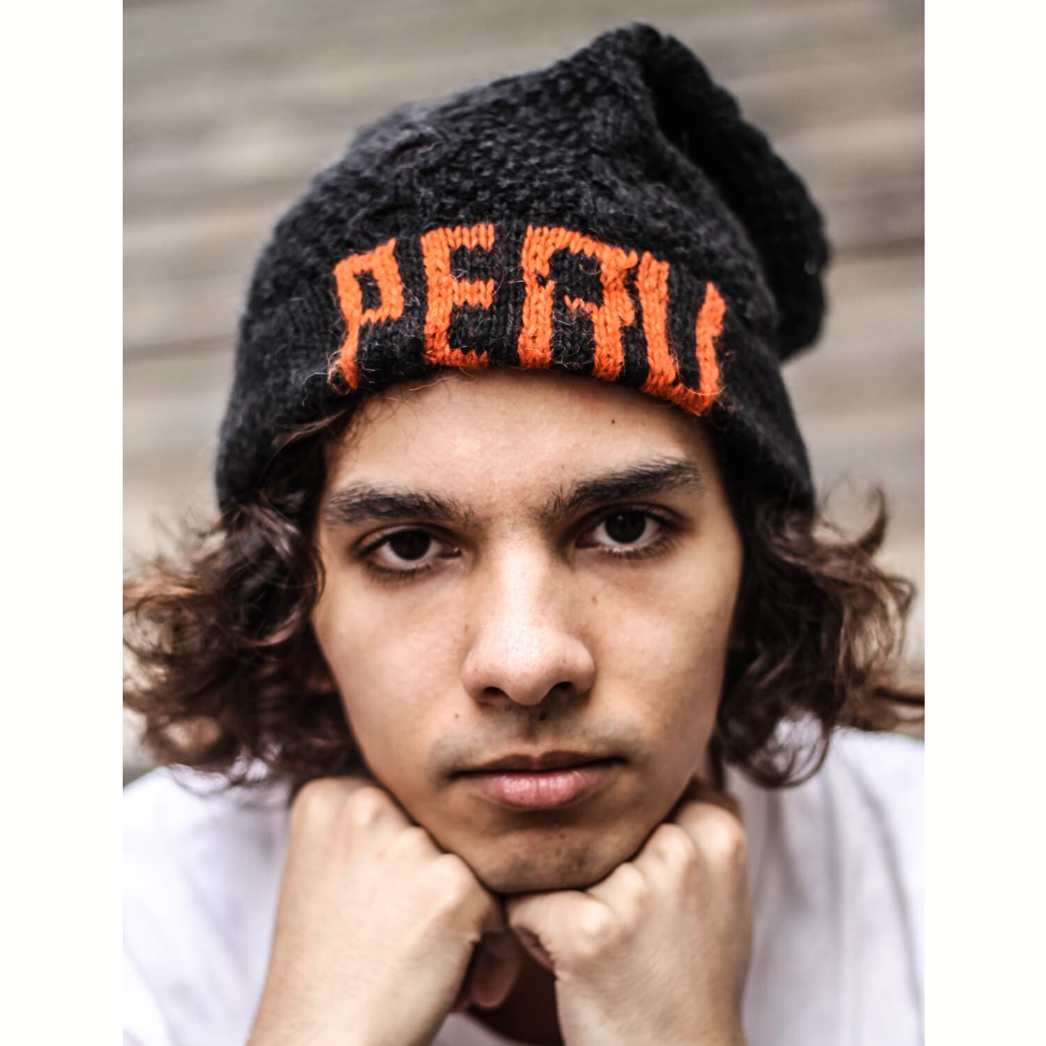 Peruvian Beanie - Handmade with Baby Alpaca Wool