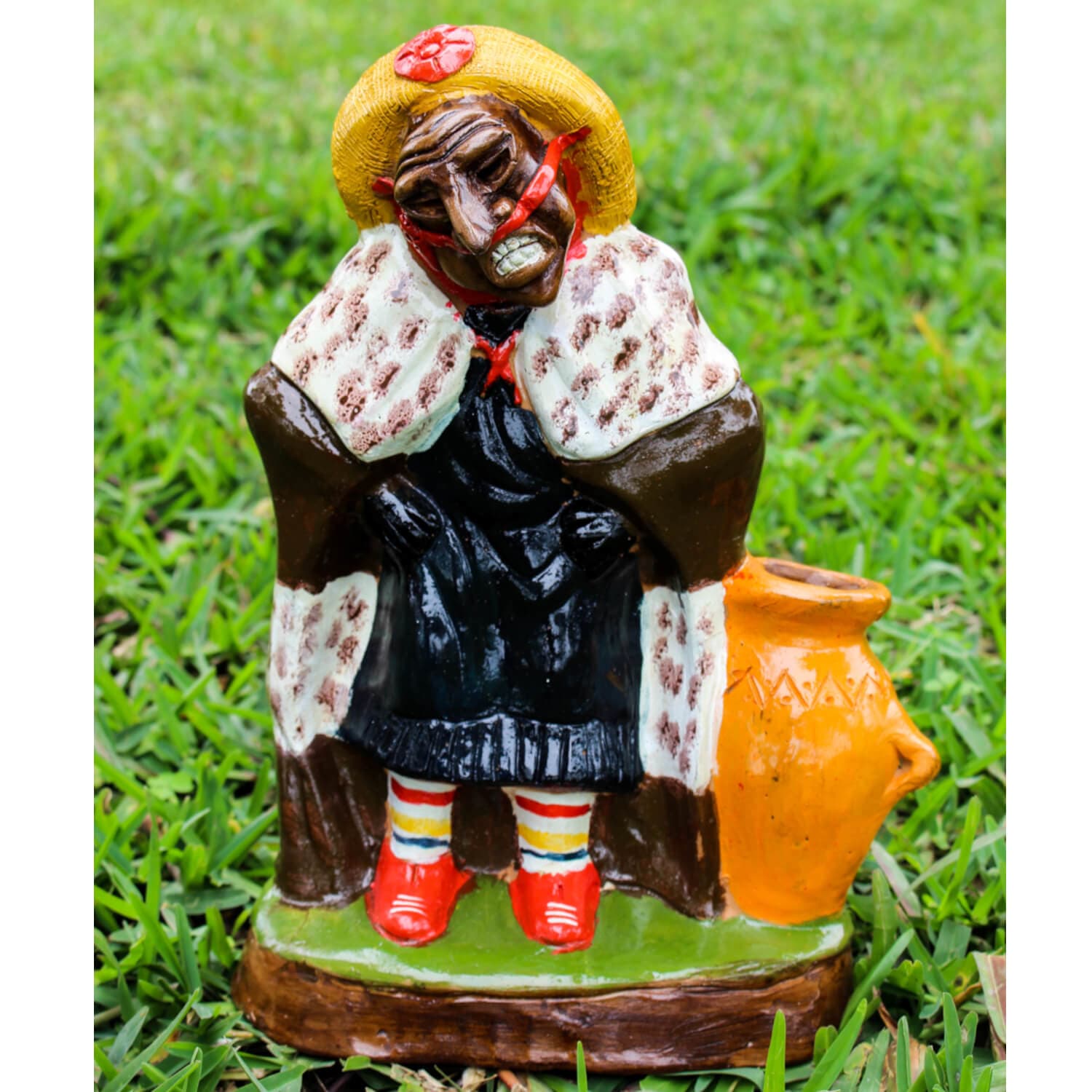 Ceramic Huacon Statue