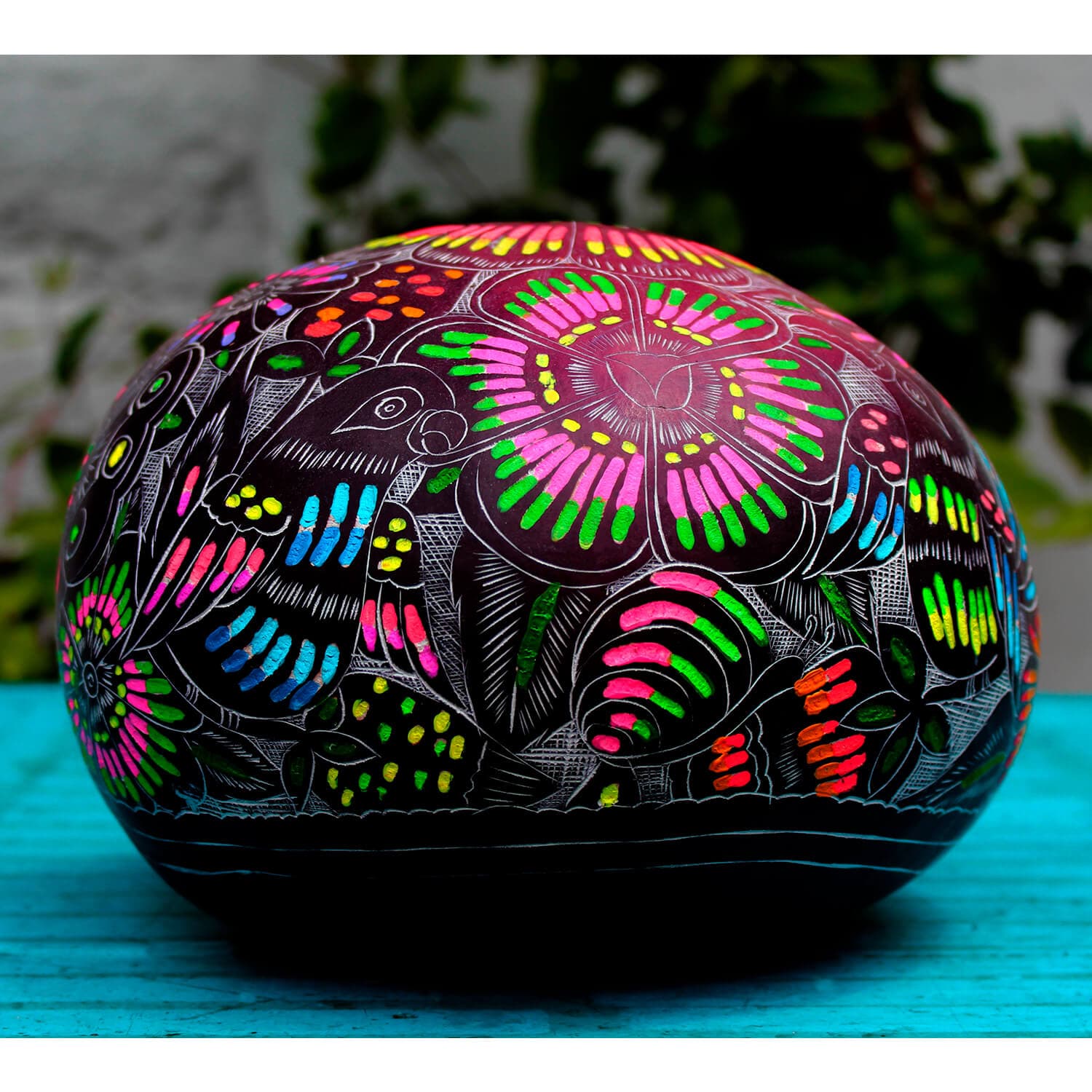 Andean Painted Gourd